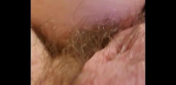  Close up of wife riding